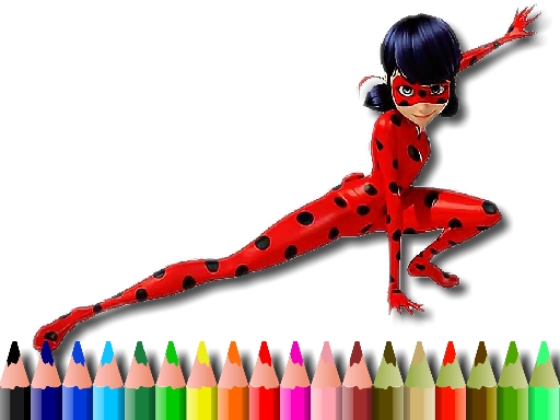 BTS LadyBug Coloring online Girls game