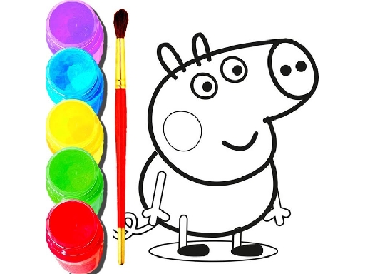 BTS Peppa Pig Coloring online Girls game