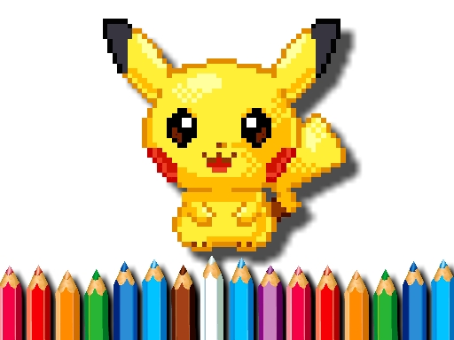BTS Pokemon Coloring Book online Girls game
