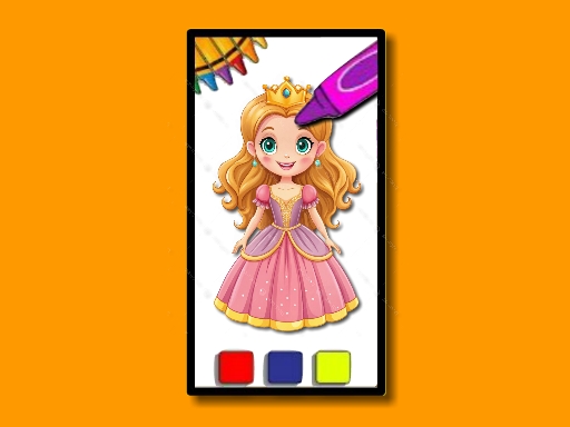BTS Princess Coloring Book online game