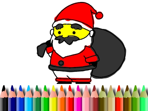 BTS Santa Claus Coloring online Puzzle game