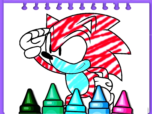 BTS Sonic Coloring Book online game