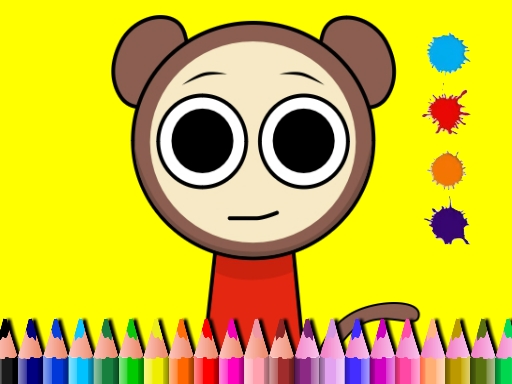 BTS Sprunki Valentine Coloring online Girls game