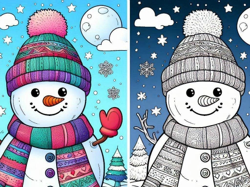 BTS Winter Coloring online Puzzle game