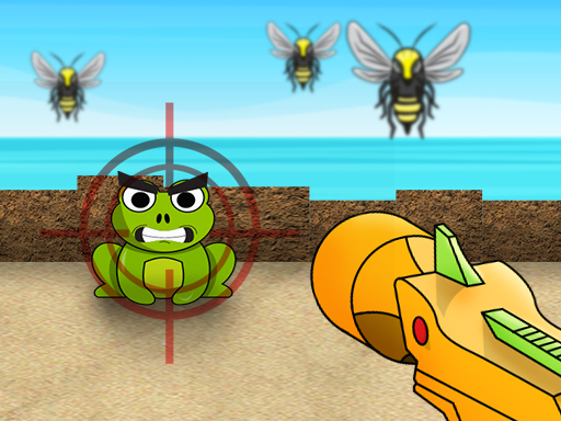 Bubble Gun Beach online Shooting game