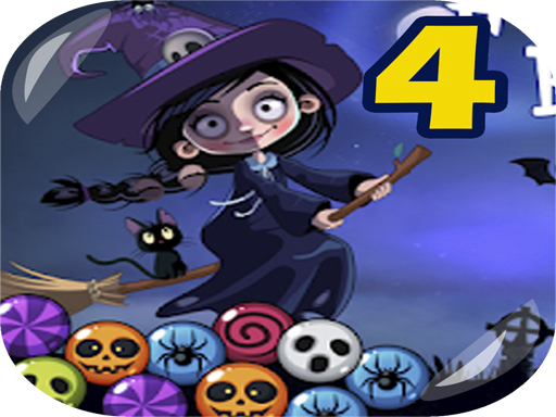 Bubble Shooter Funny Halloween Paper Fold online game