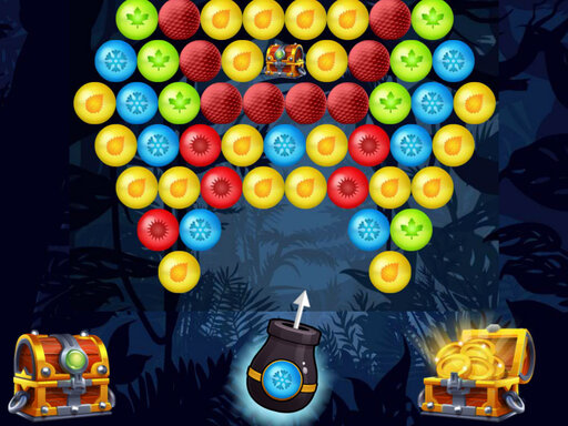 Bubble Shooter Golden Chests online Puzzle game