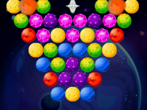 Bubble Shooter Planets online Shooting game