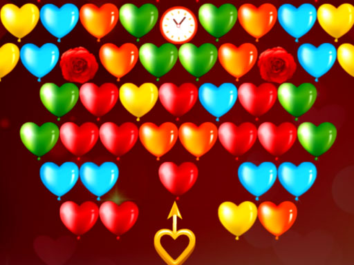 Bubble Shooter Valentines online game