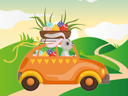 Bunnies Driving Cars Match 3 online Puzzle game