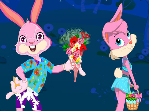 Bunny Love DressUp online Girls game