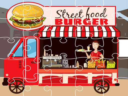 Burger Trucks Jigsaw online game