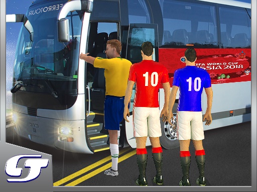 Bus Transport Footbal Players online Action game