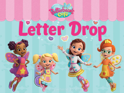 Butterbean Cafe: Letter Drop online Puzzle game