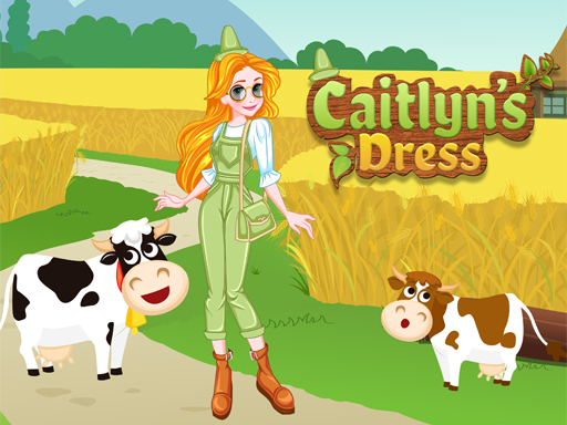 Caitlyn Dress Up : Farmland online Girls game