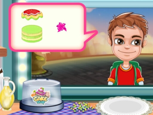 Cake Maker And Decorate Shop online Hypercasual game