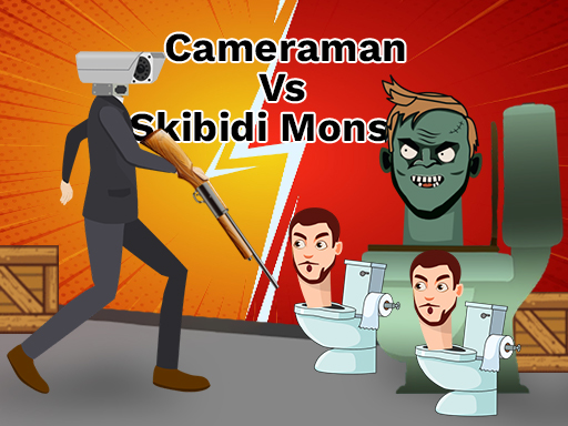 Cameraman vs Skibidi Monster : Fun Battle online Shooting game