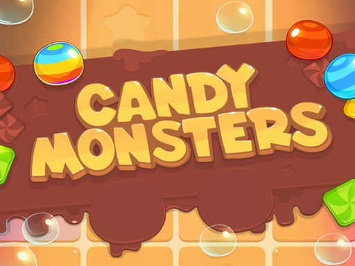Candies Monsters online Puzzle game