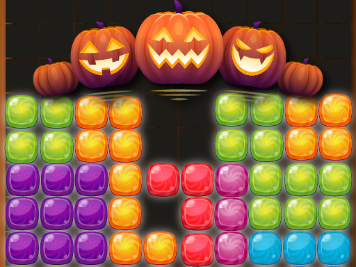 Candy Puzzle Blocks Halloween online Puzzle game