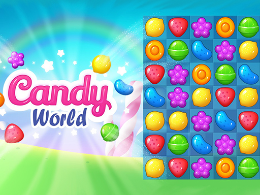 Candy World online Puzzle game