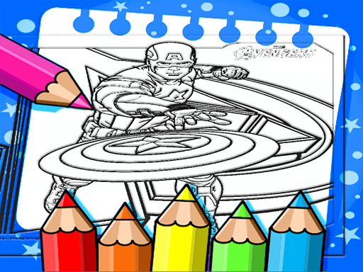 Captain America Coloring online game