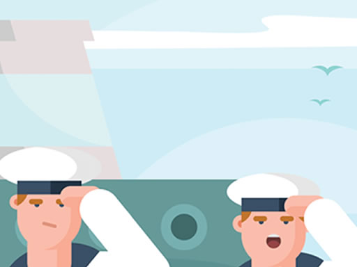 Captain Of The Sea Difference online Puzzle game