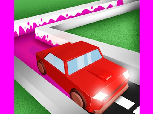 Car Driving Paint 3D online Puzzle game