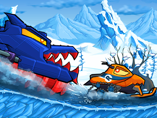 Car Eats Car: Winter Adventure online Racing game
