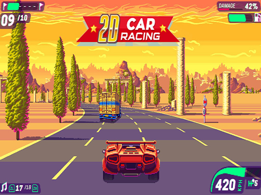 Car Race 2D online game