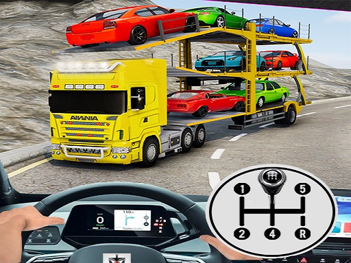 Car Transporter Truck Vehicle Transporter Trailer online game