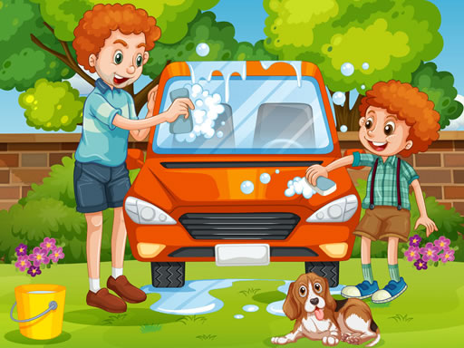 Car Wash Hidden online Puzzle game