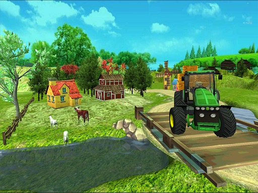 Cargo Tractor Farming Simulation Game online Arcade game