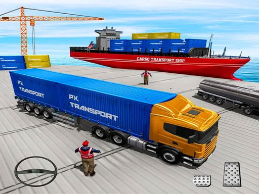Cargo Transport Truck Driving online Adventure game
