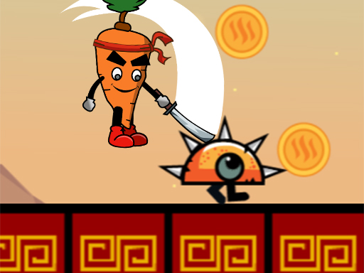 Carrot Ninja Runner online game