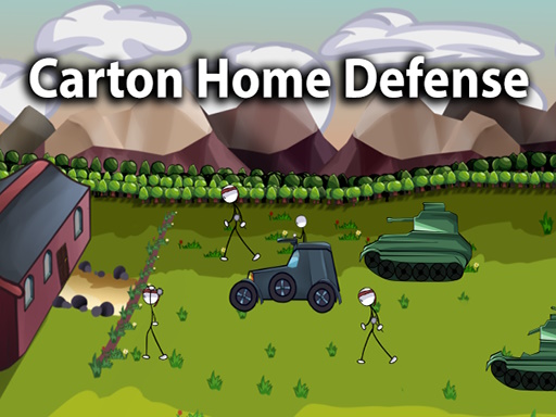 Carton Home Defense online Stickman game