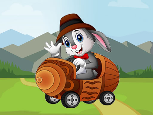 Cartoon Animals In Cars Match 3 online game