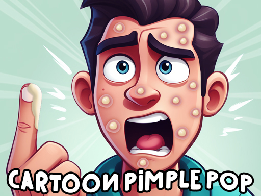 Cartoon Pimple Pop online Clicker game