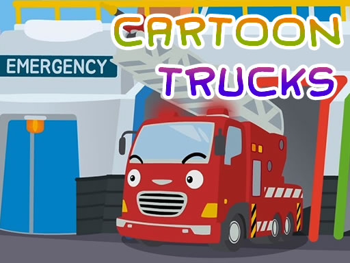 Cartoon Trucks Jigsaw online game