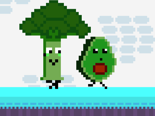 Cat Chef vs Fruits - 2 Player online game