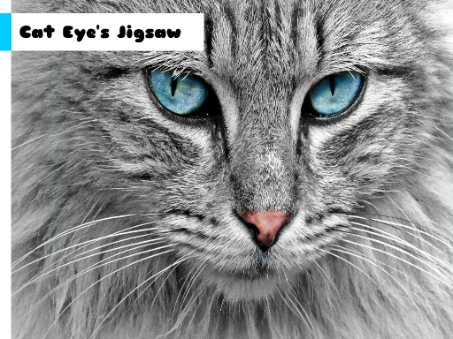 Cat Eye's Jigsaw online Puzzle game