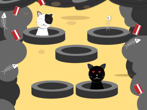 Catch The Cats online Puzzle game