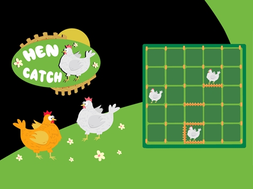 Catch The Hen: Lines and Dots online Puzzle game