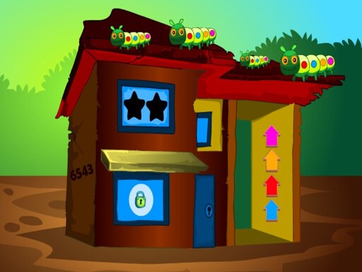 Caterpillar Land Escape online game