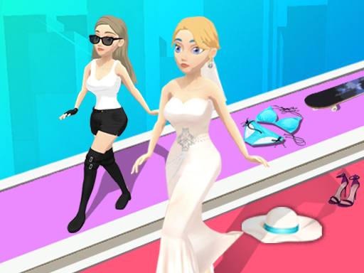 Catwalk like Queen - Catwalk Race  online Racing game
