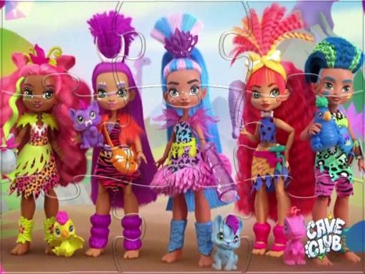 Cave Club Dolls Match 3 Puzzle Game online game