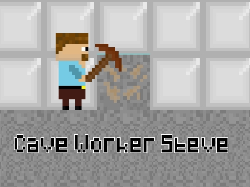 Cave Worker Steve online Clicker game
