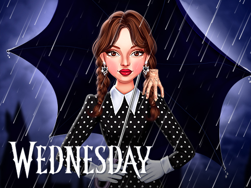 Celebrity Wednesday Addams Style free online game