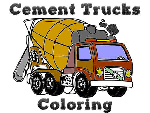 Cement Trucks Coloring online game