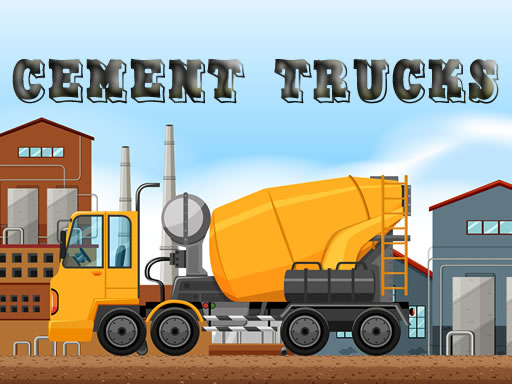 Cement Trucks Hidden Objects online Puzzle game