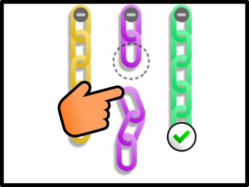 chain color sort online game